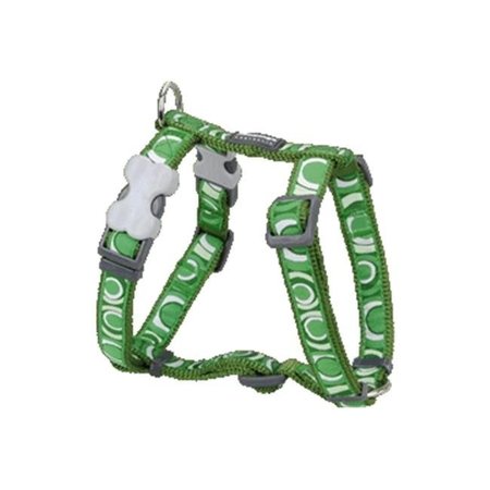 RED DINGO Red Dingo DH-CI-GR-SM Dog Harness Design Circadelic Green; Small DH-CI-GR-SM